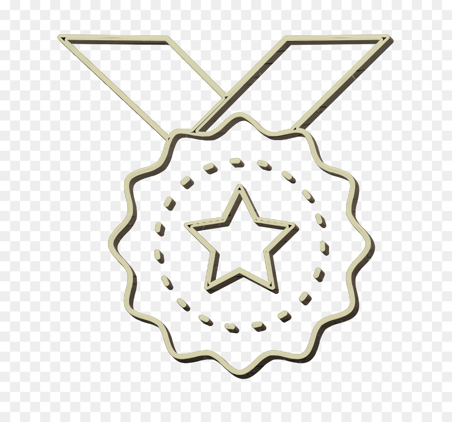 Erfolgs-Symbol-Abzeichen-Symbol-Medaillen-Symbol - 