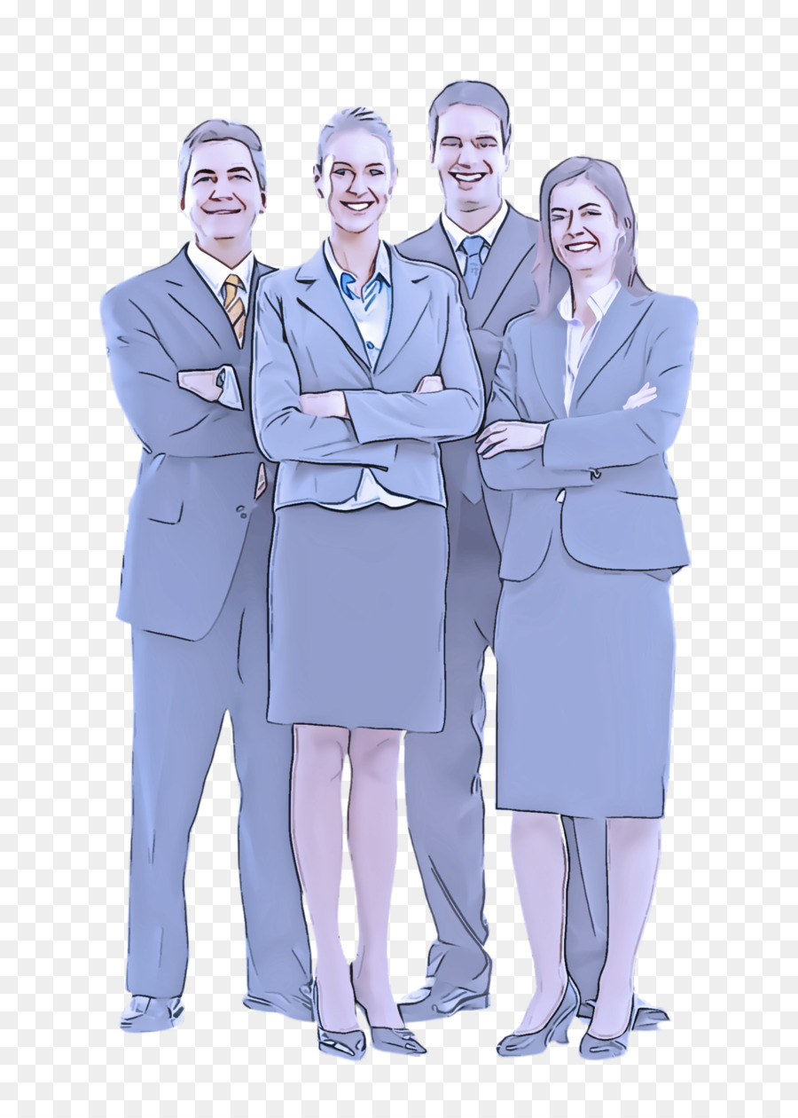 uniform standing team white-collar worker employment