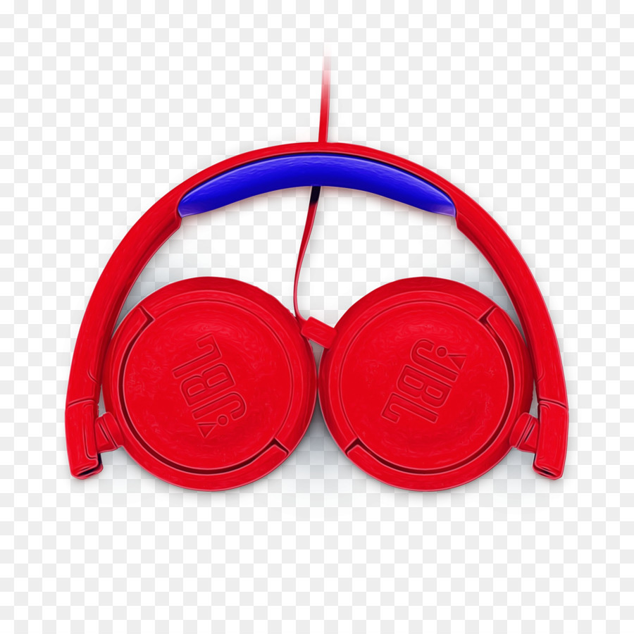 red headphones audio equipment technology headset