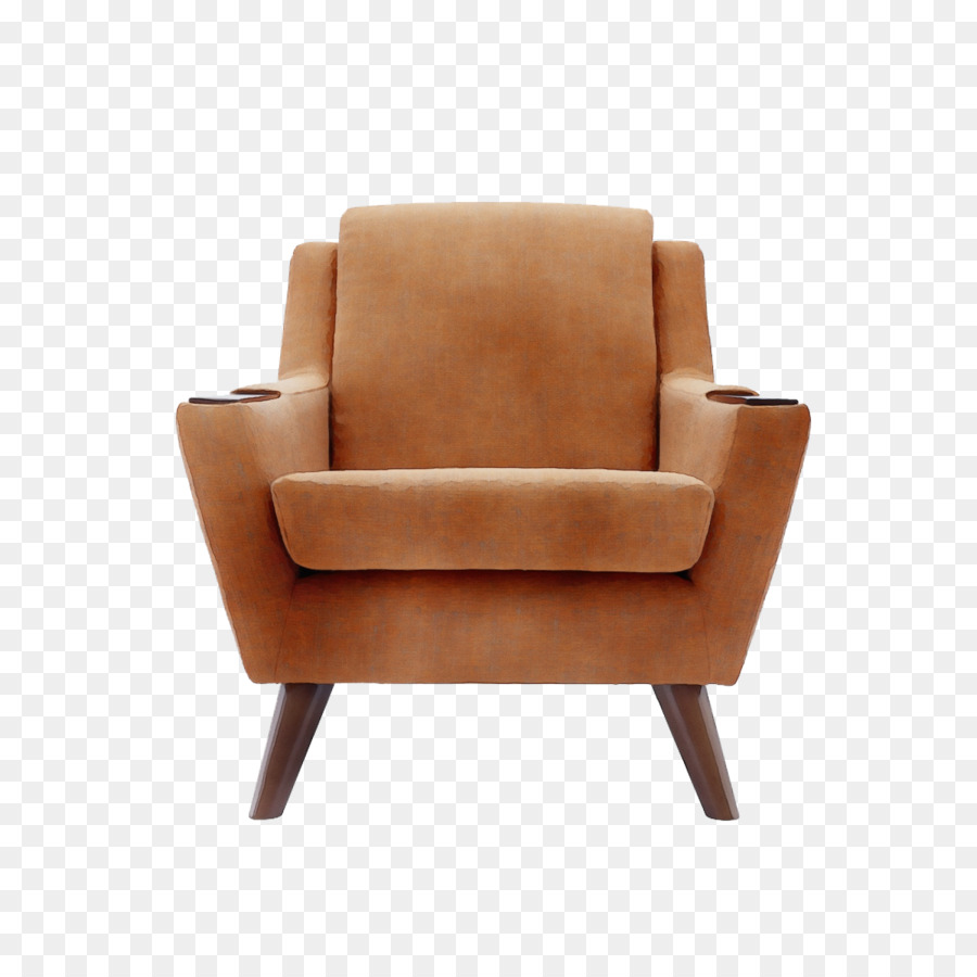 chair furniture club chair tan brown