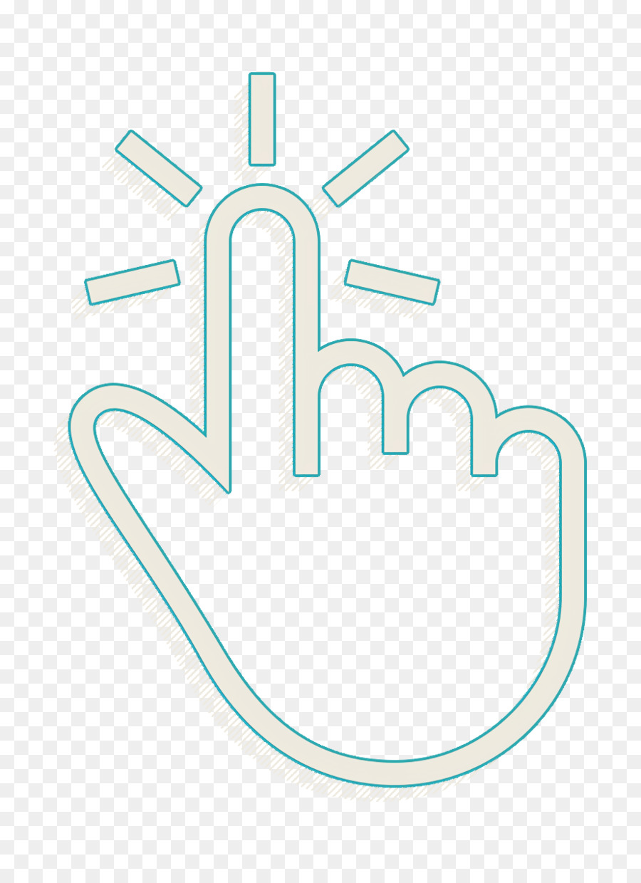 Klicken Sie auf das Symbol Finger Symbol Gesten Symbol - 
