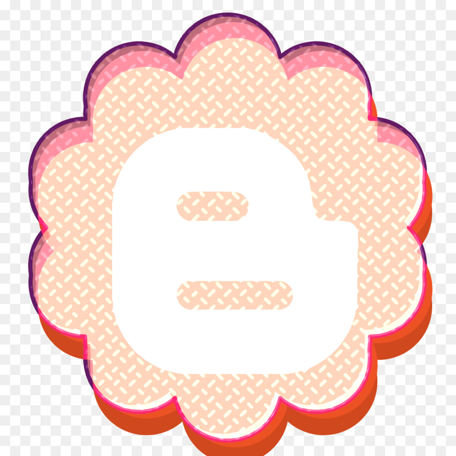 Blogger-Symbol Blume Symbol Mediensymbol - 