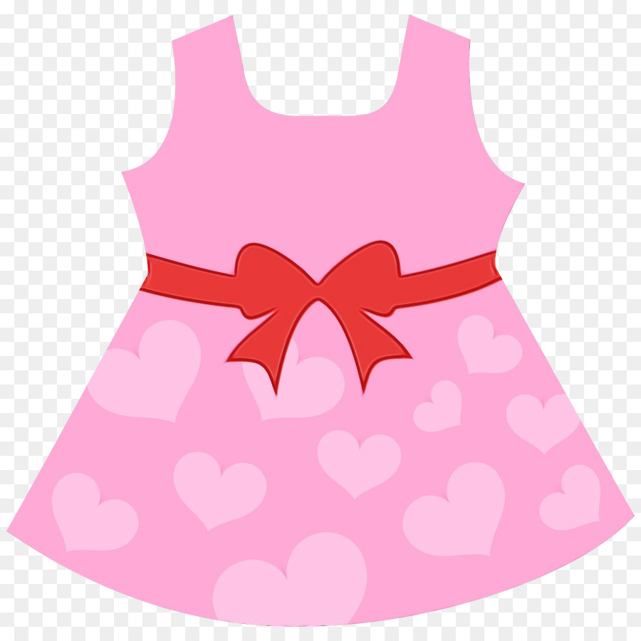 Magentarotes Muster des rosa Kleidungskleides - 