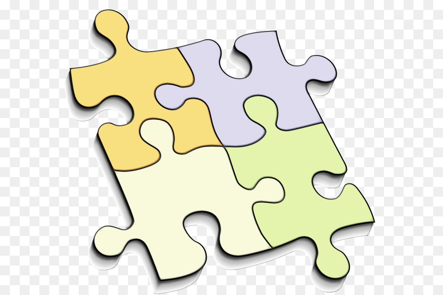 jigsaw puzzle yellow puzzle