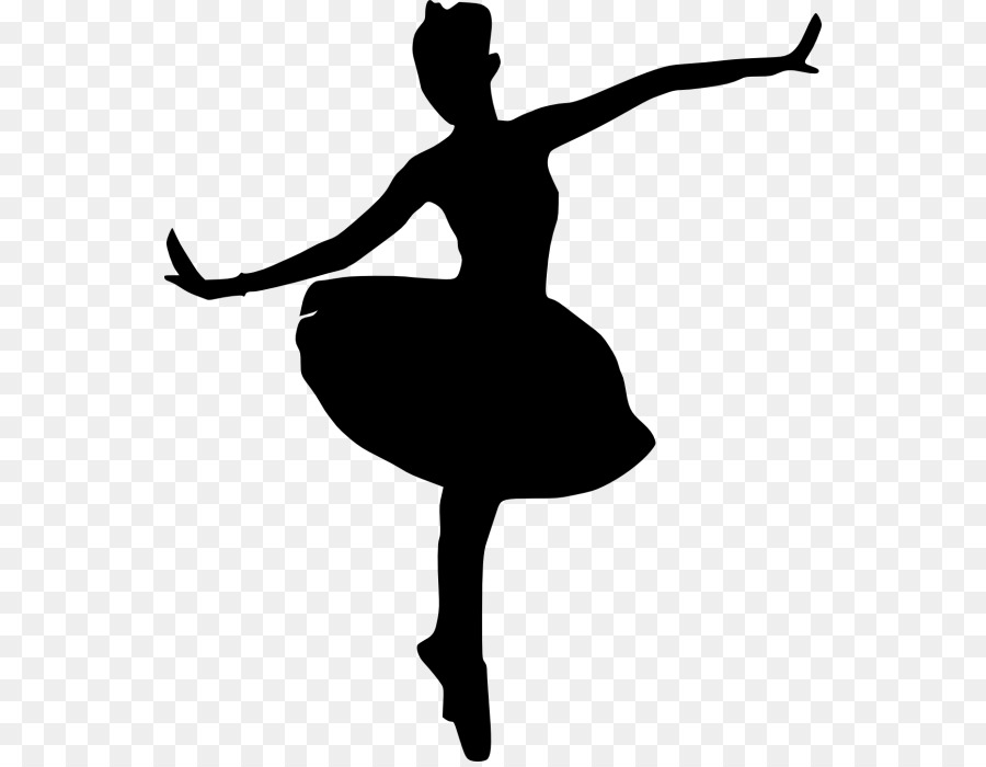 Athletic Dance Move Ballet Tänzerin Silhouette Tänzerin Tanz - Baum konvex.