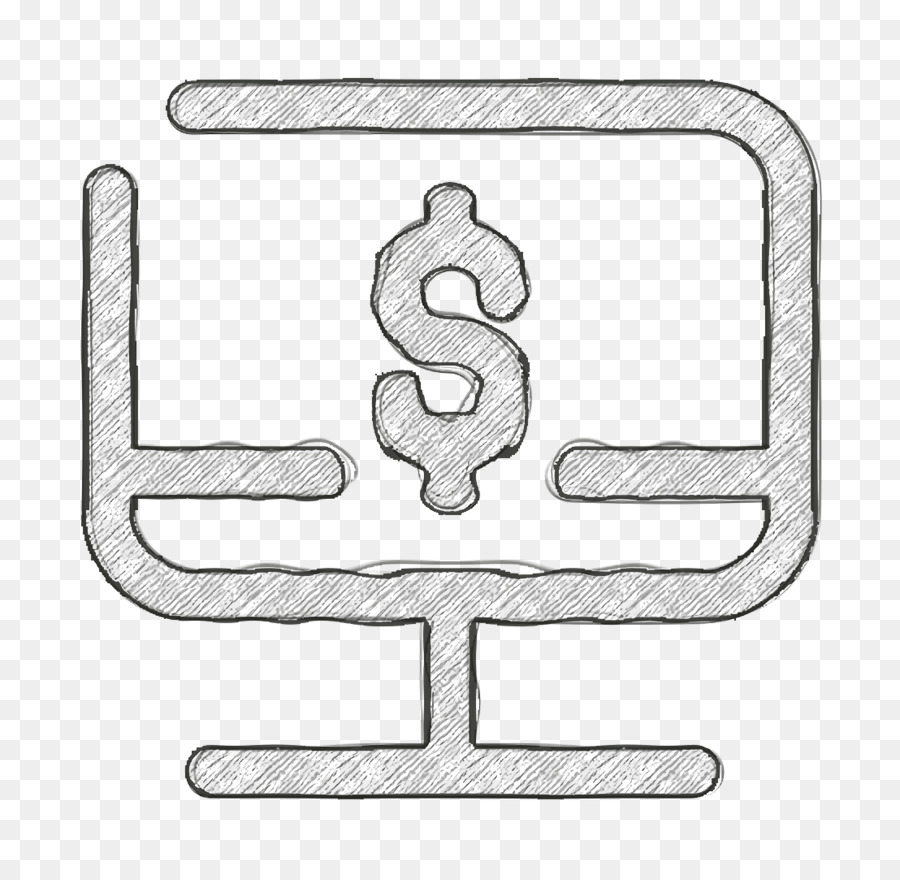 biểu tượng doanh nghiệp biểu tượng máy tính biểu tượng đô la - 