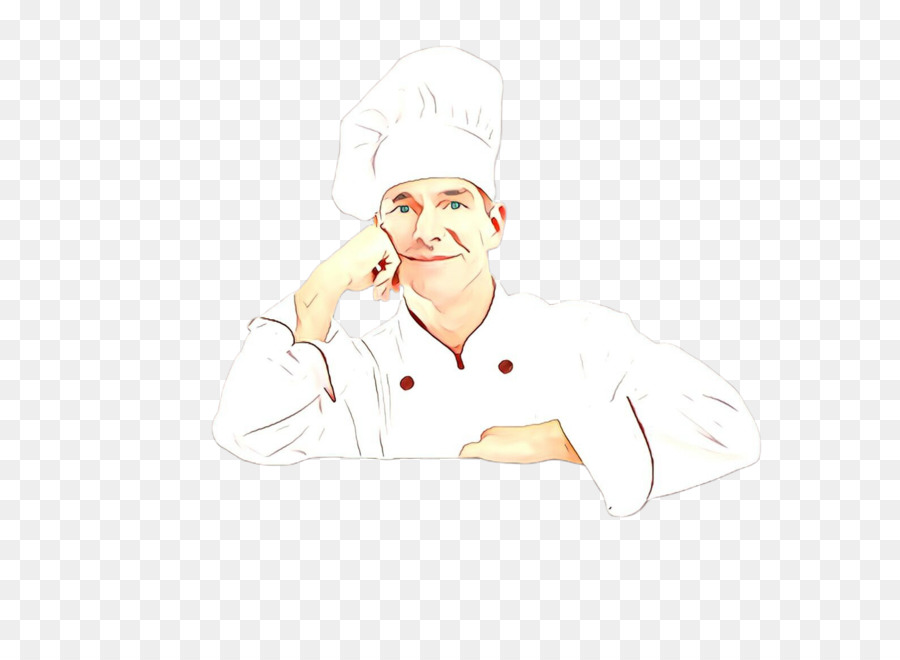 cook white uniform chef's uniform chef