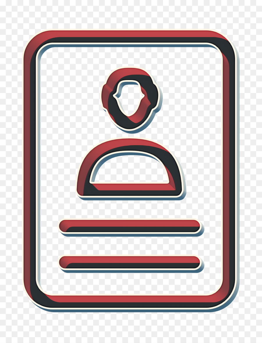 CV-Symbol-Dokument-Symbol Angestellte-Symbol - 