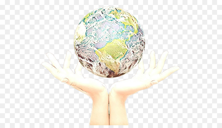 world earth hand globe