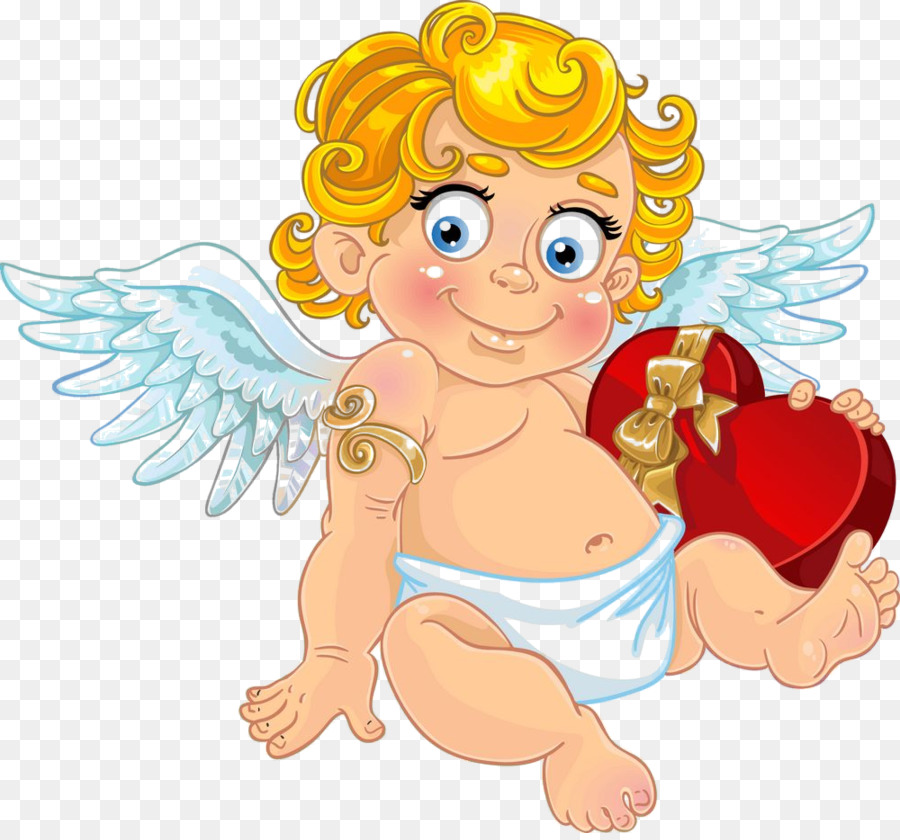 cartoon angel cupid