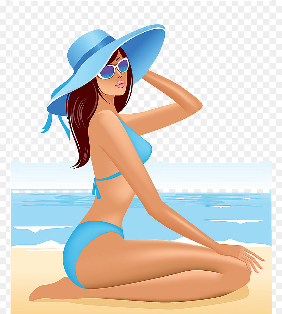 clothing cartoon bikini swimwear sun tanning.