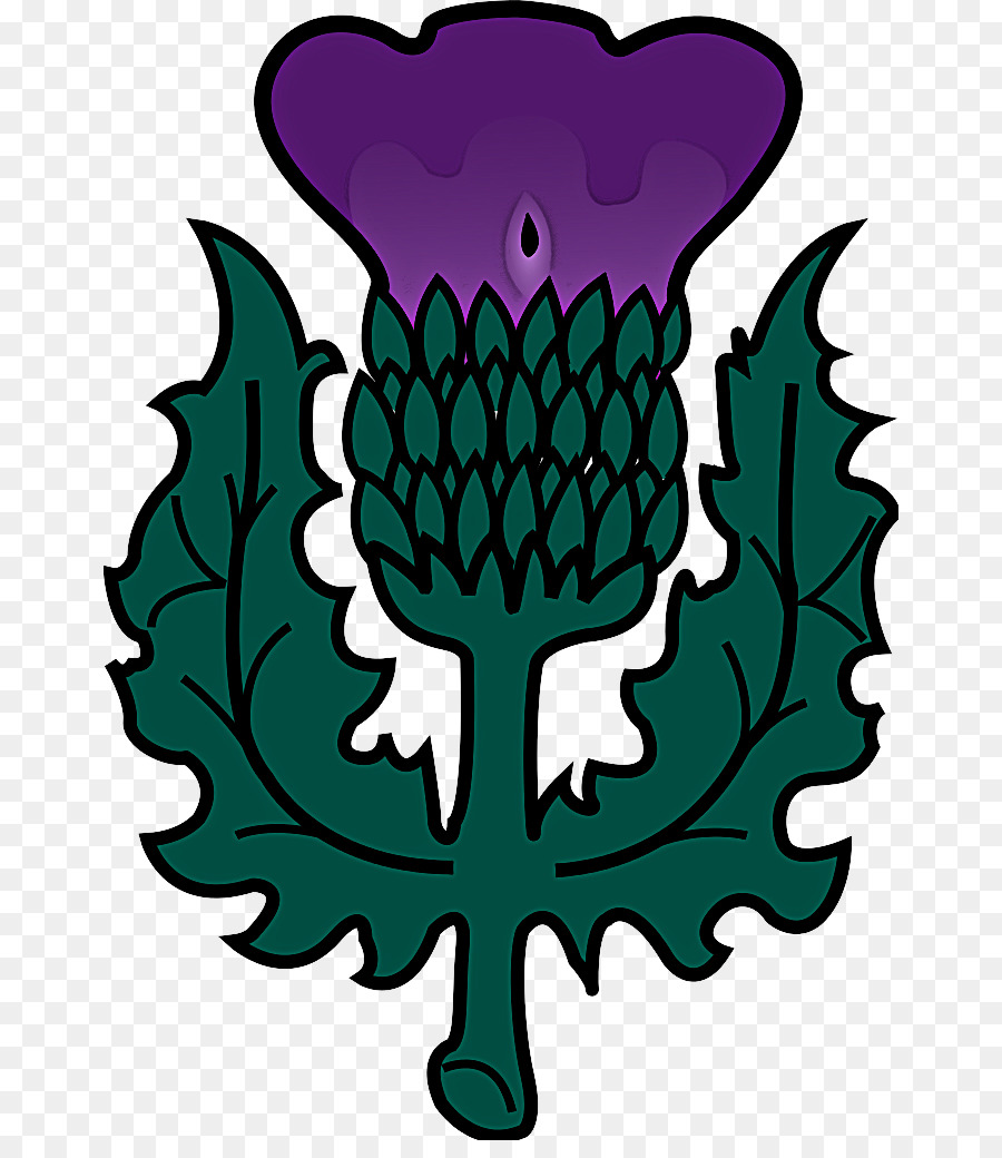 Blattpflanzensymbol-Emblem - 