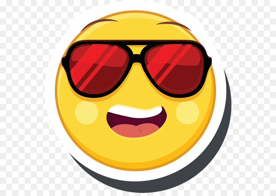 emoticon - faccia sorridente con occhiali da sole emoji png