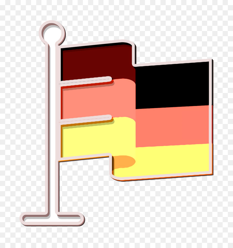 Flaggen-Symbol Deutschland-Symbol - 