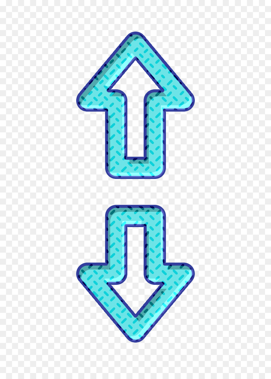 Pfeilsymbol Richtung Symbol nach unten Symbol - 