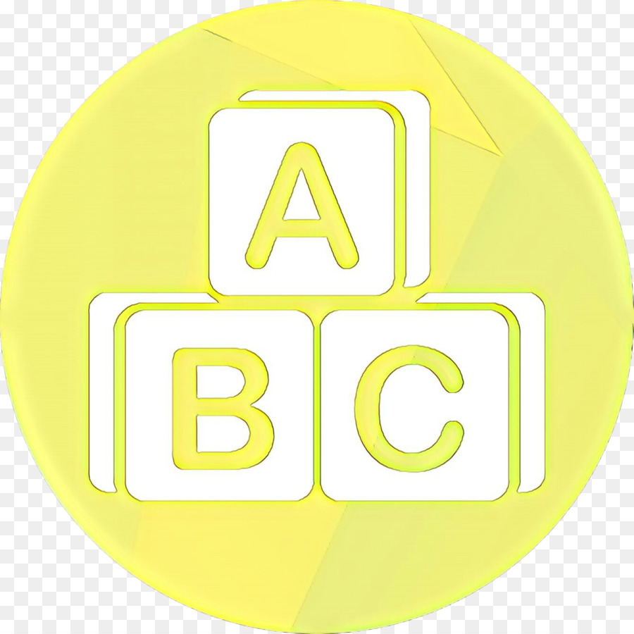 gelbes Schrift Logo Kreissymbol - 