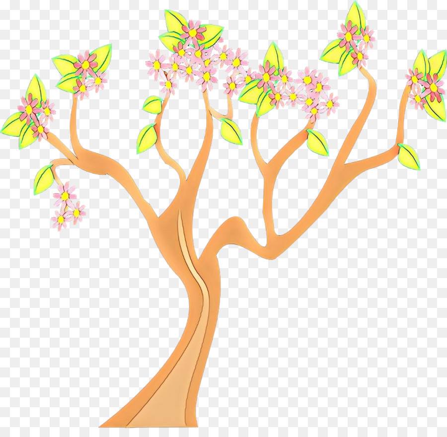 fiore del gambo della pianta della pianta dell'albero del ramo - 