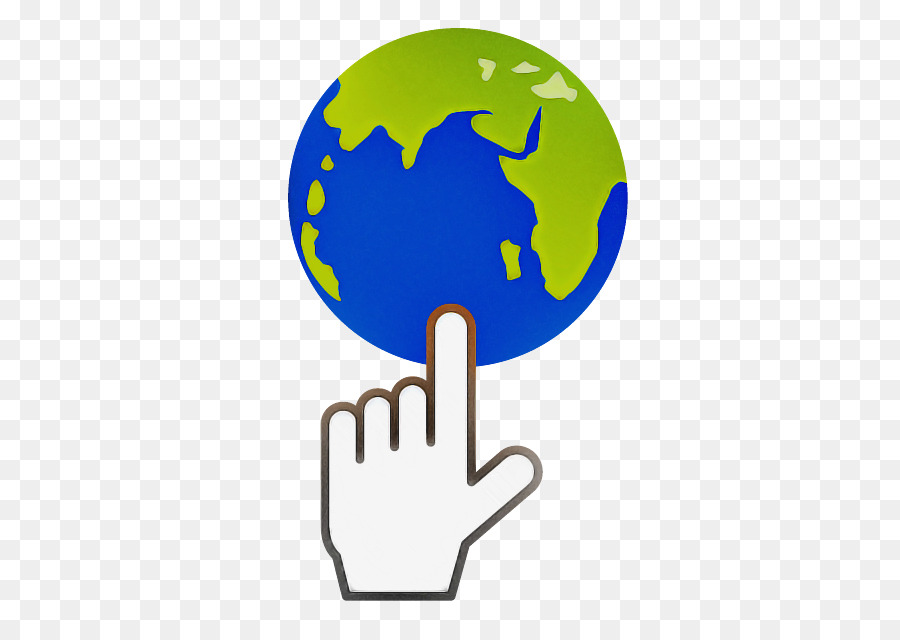 world globe earth tree gesture