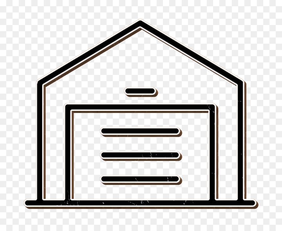 Gebäudesymbol Autosymbol Garagensymbol - 