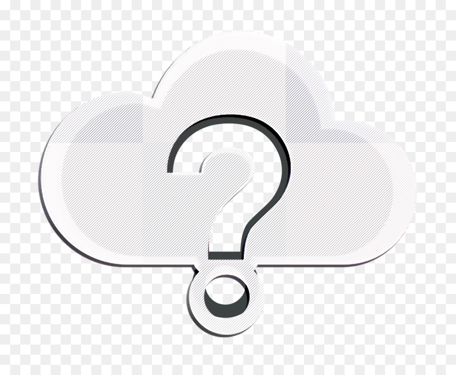 icona della nuvola icona di aiuto dell'icona di cloud computing - 