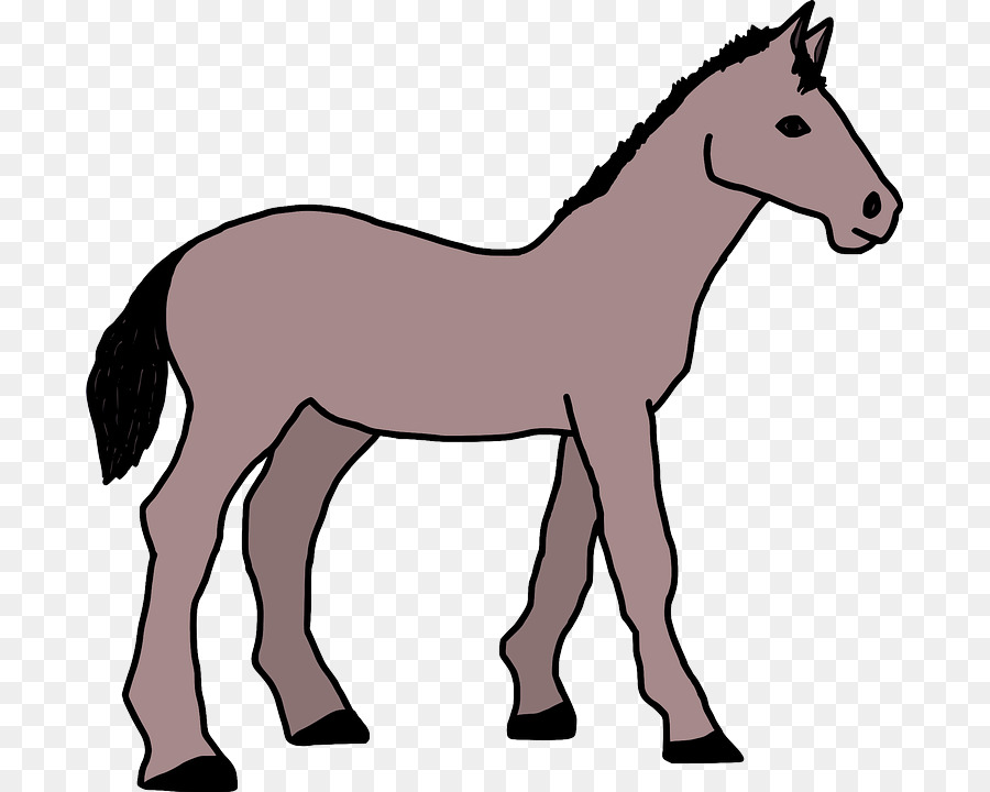 Pferd Tierfigur Mähne Fohlen Stute - 