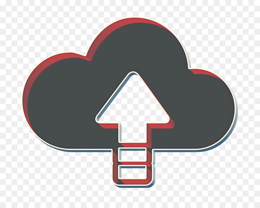 biểu tượng mũi tên biểu tượng đám mây biểu tượng điện toán đám mây - 