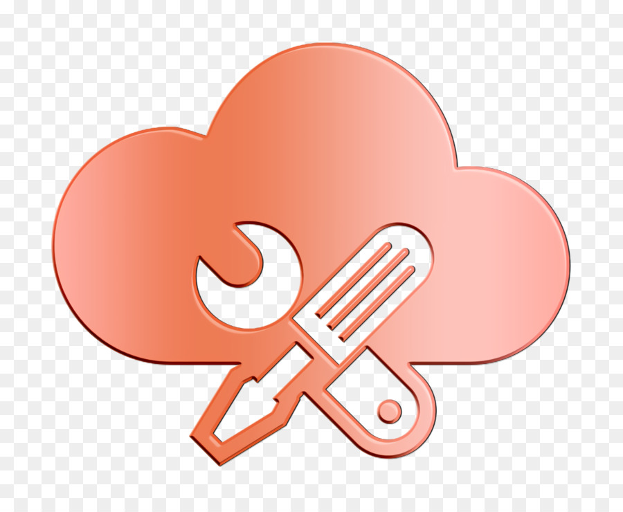 biểu tượng đám mây biểu tượng cài đặt biểu tượng điện toán đám mây - 