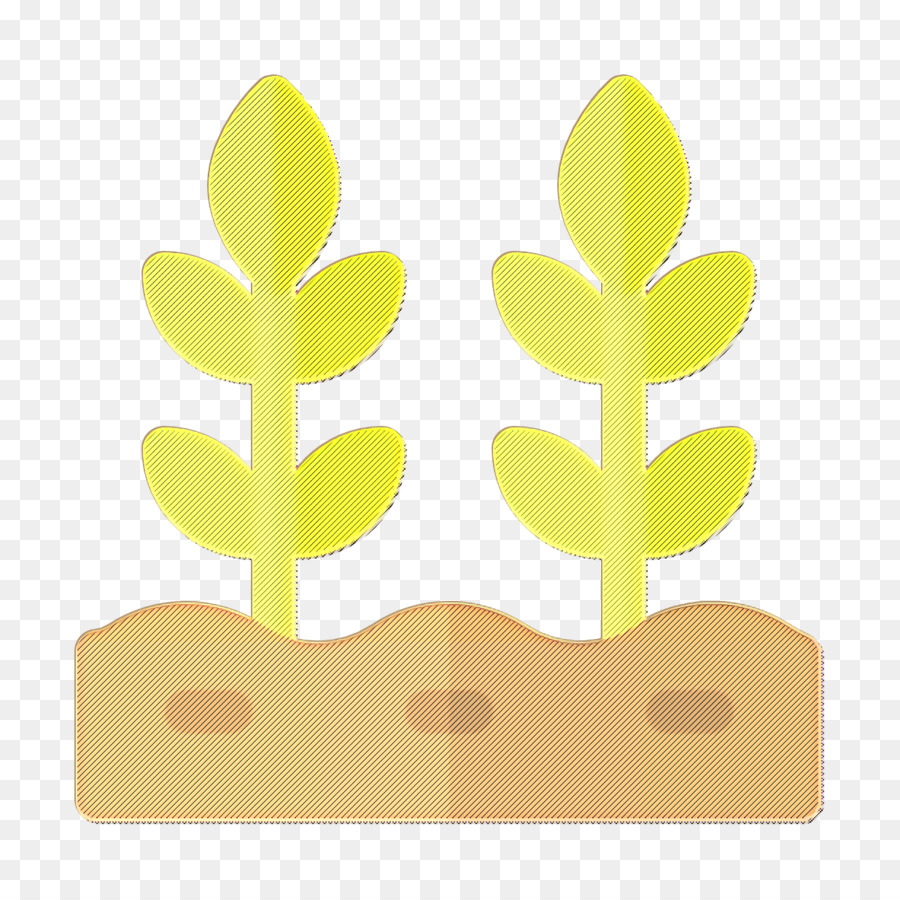 Pflanzen-Symbol Pflanzen-Symbol Gartenarbeit-Symbol - 