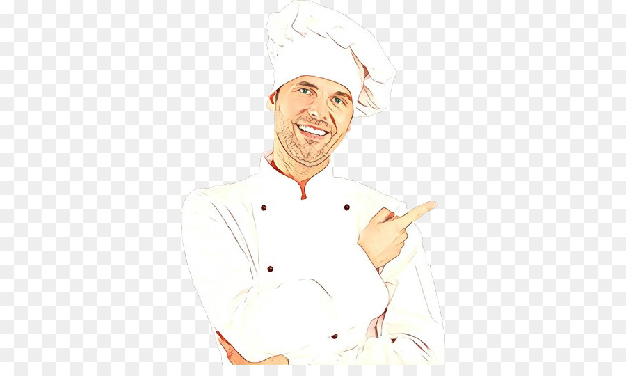 cook chef's uniform chief cook chef gesture