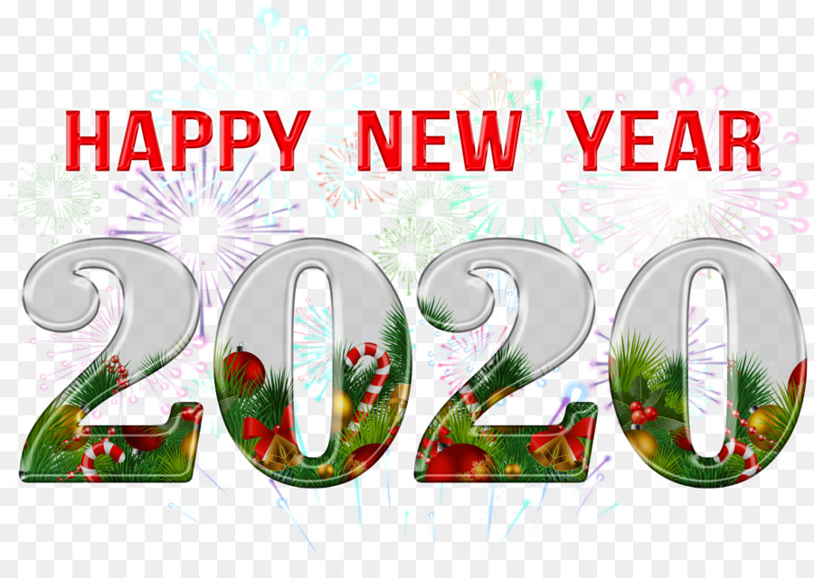 Text grüne Schrift Pflanzenereignis - Neujahr 2020 Urlaub