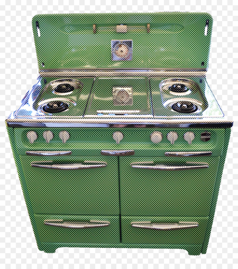 bếp ga màu xanh lá cây ngăn kéo bếp bếp - 