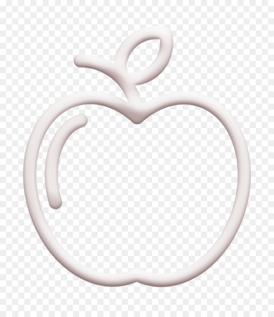 Icona di Apple Icona di elementi di istruzione Icona di frutta - 