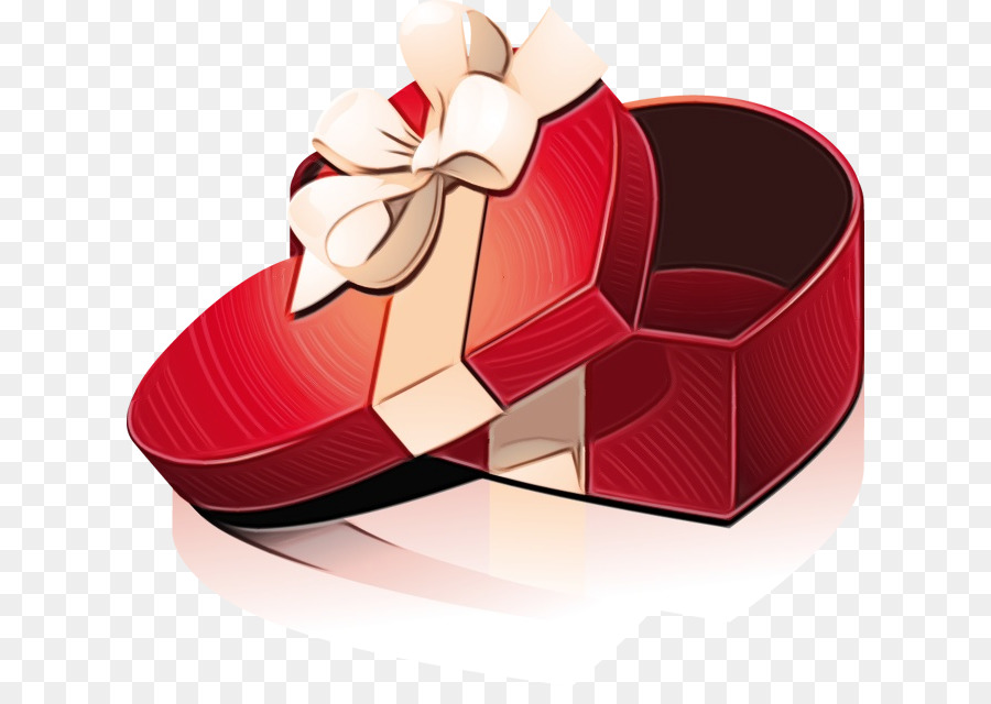 giày dép màu đỏ trái tim tình yêu - 