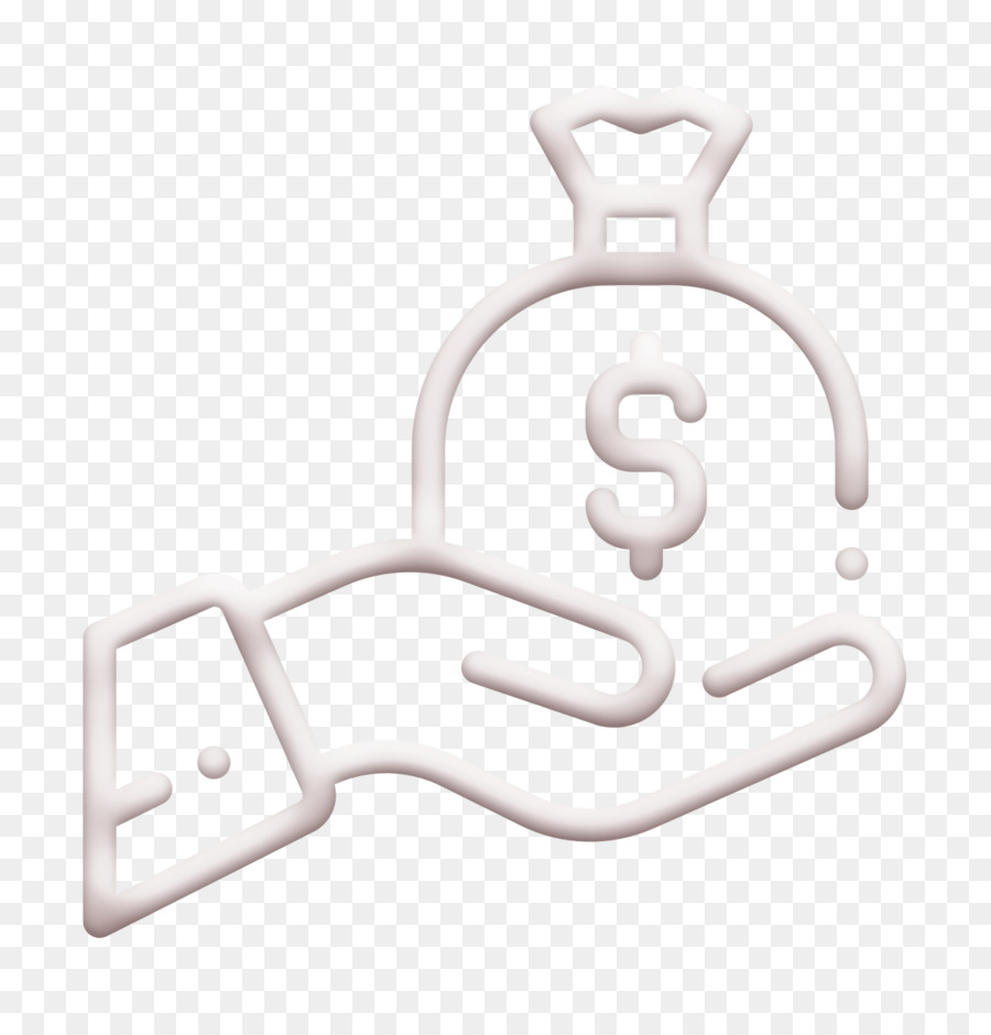 Icona del sacchetto dei soldi Icona di avvio e nuova attività Icona del denaro - 