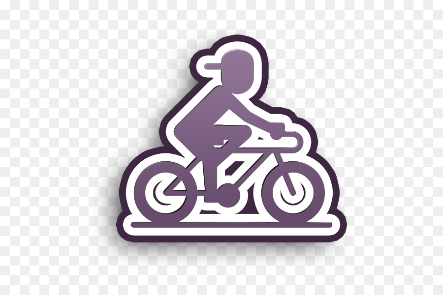 Icona della bicicletta dell'icona della bicicletta dell'icona di giorno del cancro - 