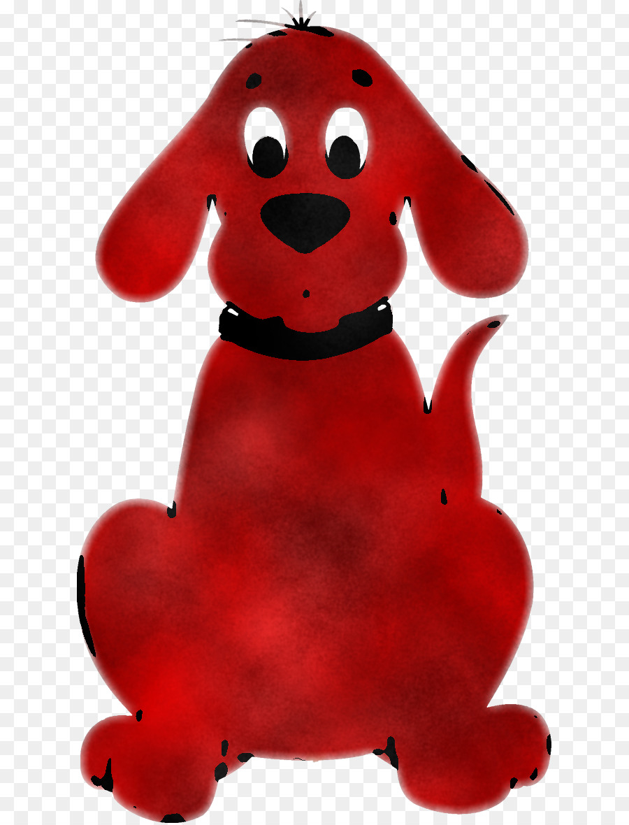 pupazzo di neve rosso peluche cane giocattolo figura animale - 