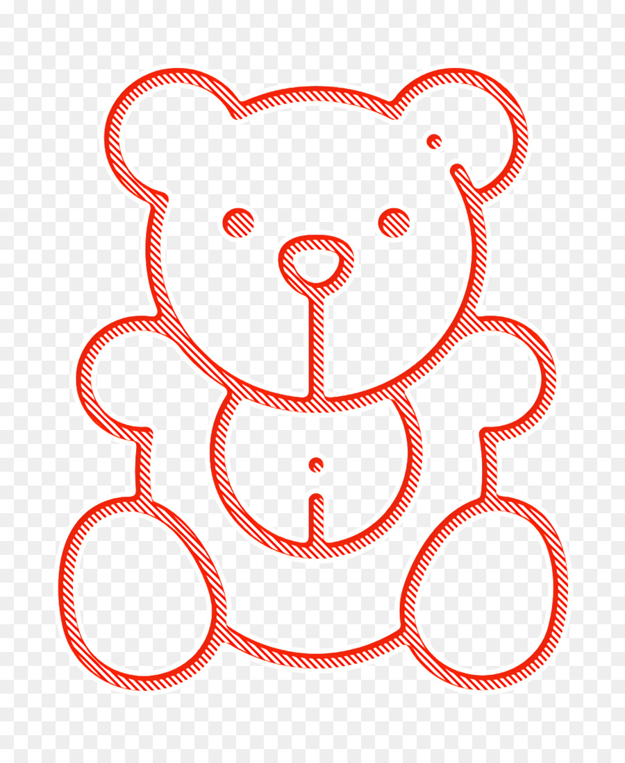 Bear icon Christmas Toys icon Teddy bear icon