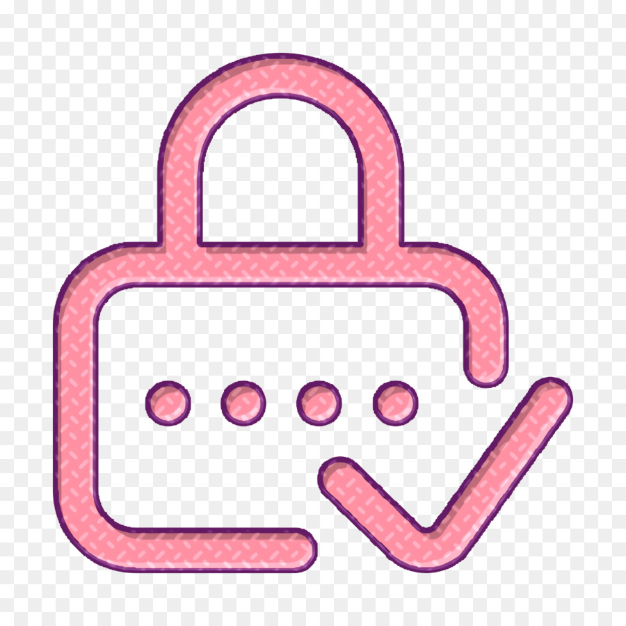 Icona di accesso Icona di protezione Internet Icona password - 