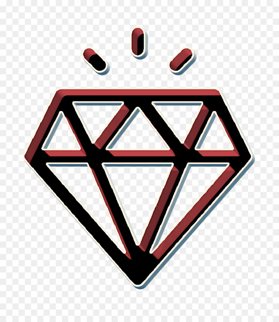 Customer services icon Diamond icon Quality icon