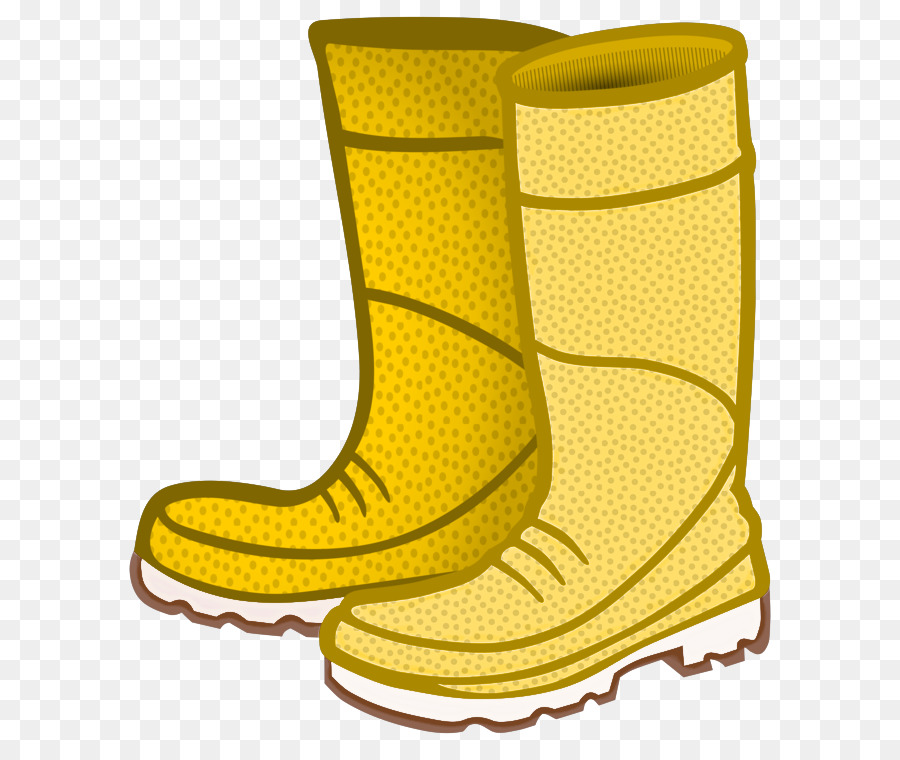 Schuhe gelben Stiefel Regenstiefel Schuh - 