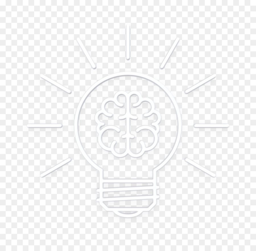 Intelligentes Symbol Ideensymbol Gehirnsymbol - 
