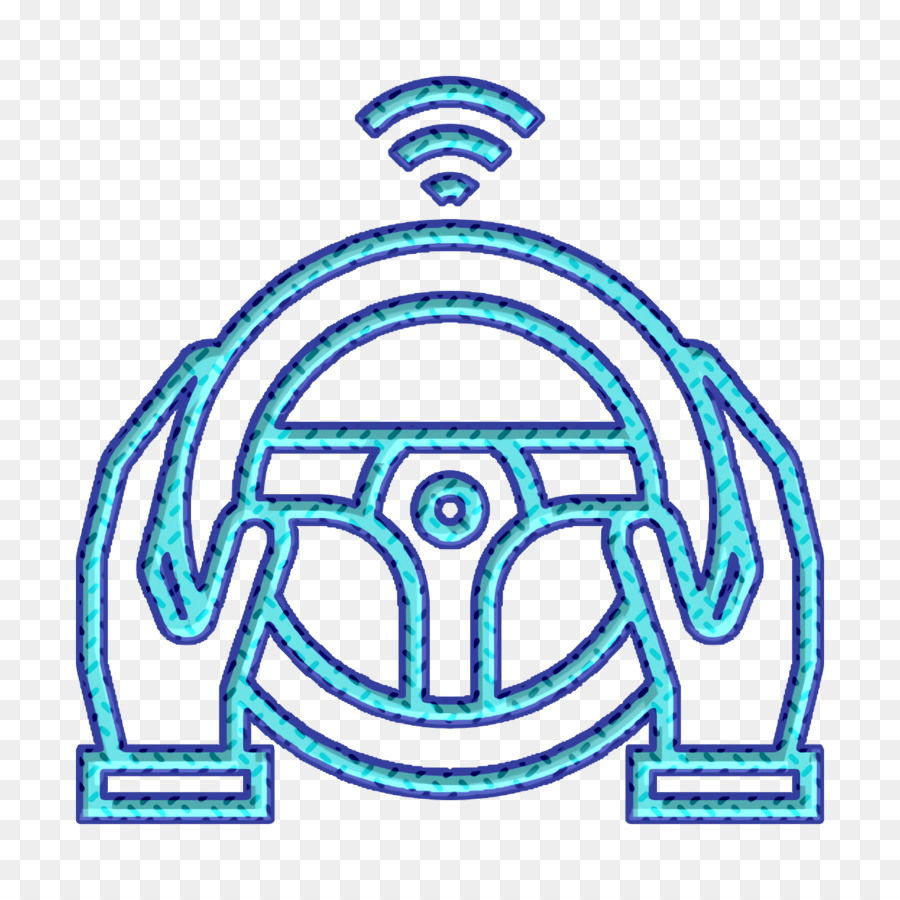 Intelligent Automotive icon Car icon Steering wheel icon