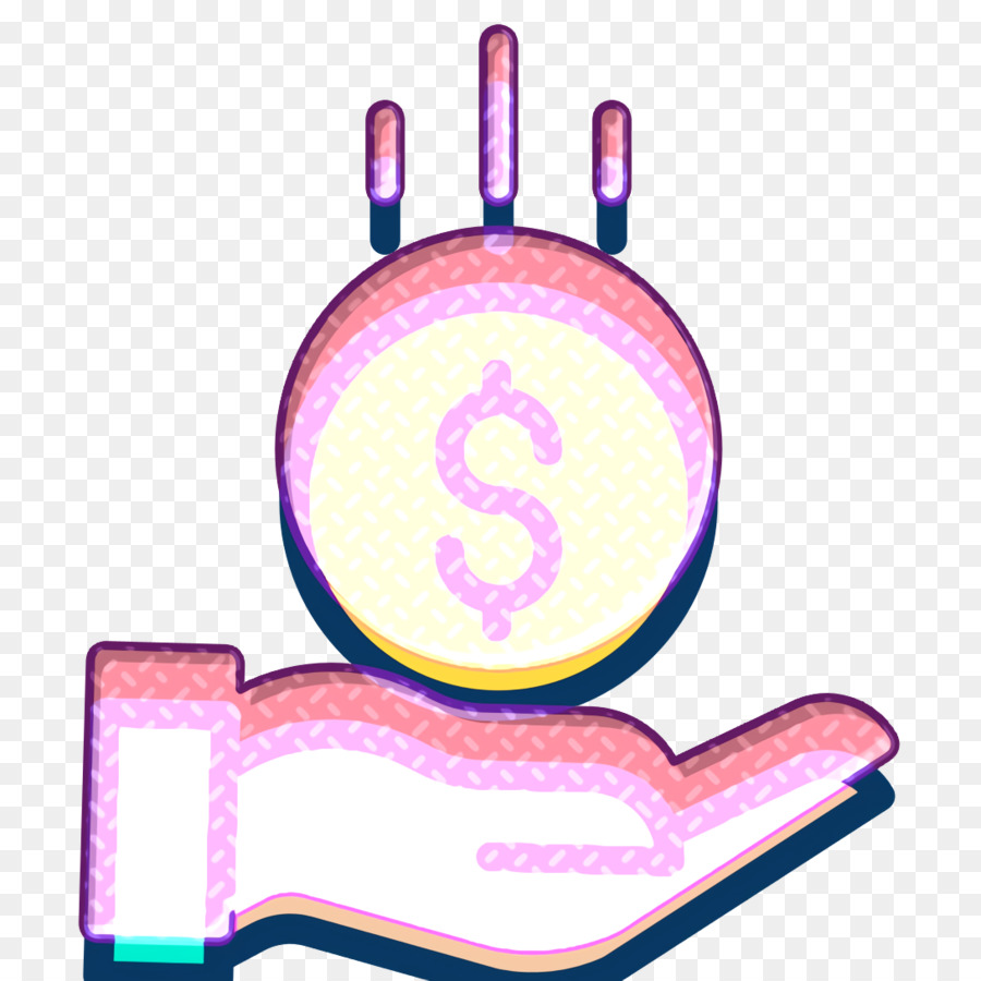 E-Commerce-Symbol Geld sparen-Symbol Geld-Symbol - 