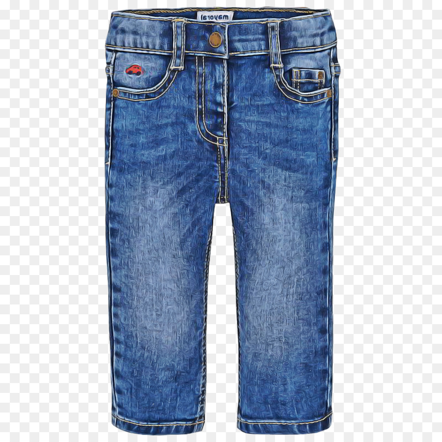 Jeans Kleidung blaue Tasche - 