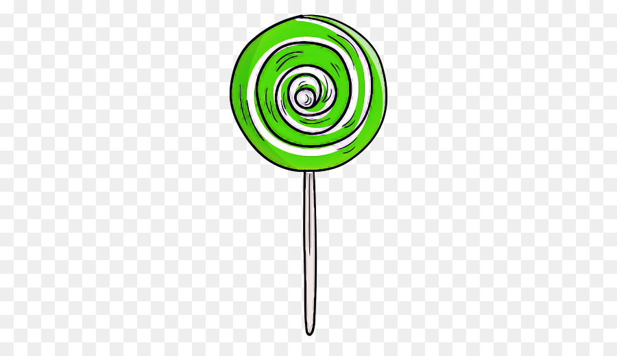 green spiral lollipop
