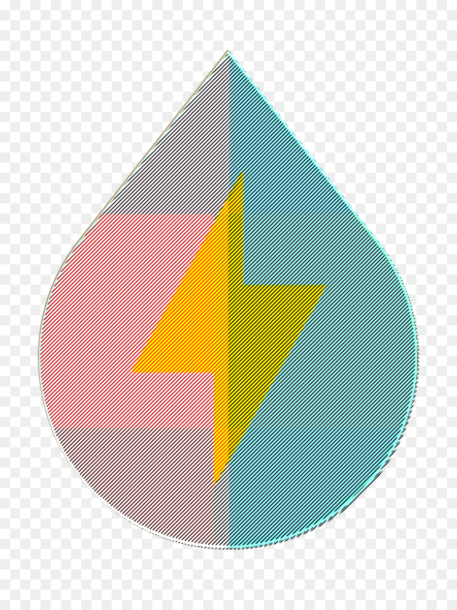 Wasser Symbol Symbol für nachhaltige Energie - 