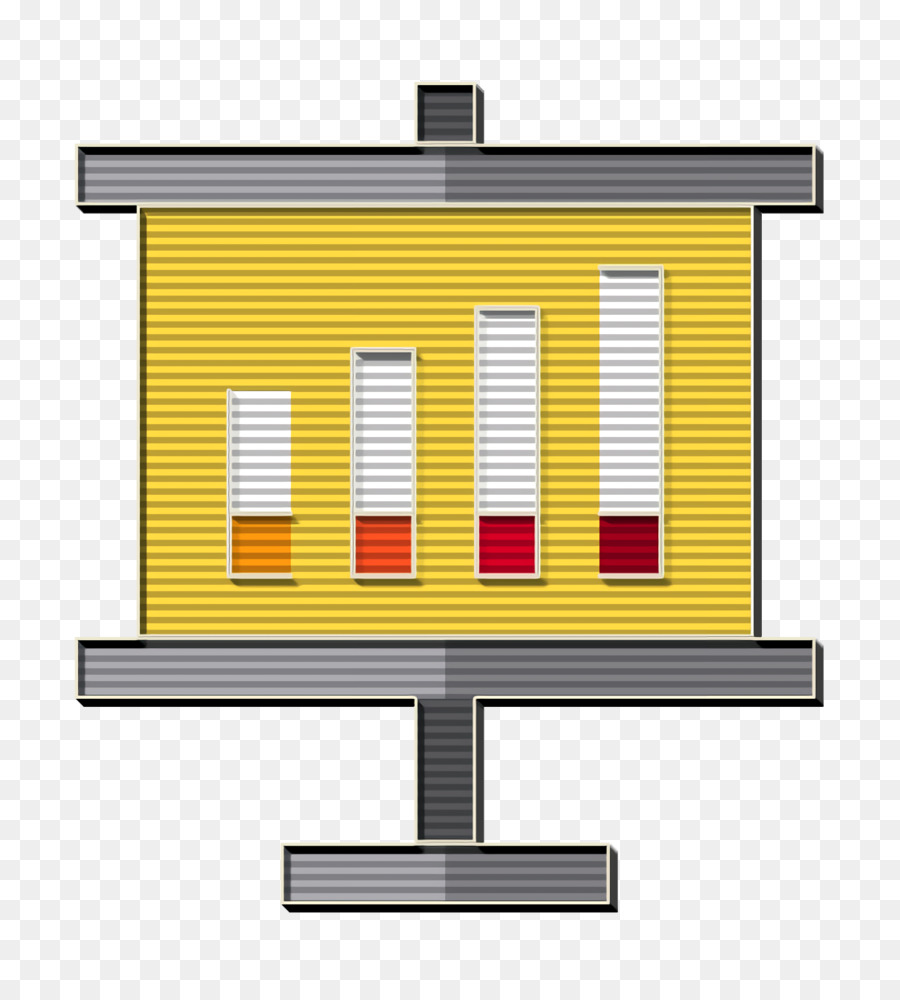 Graph icon Screen icon Business and Office icon