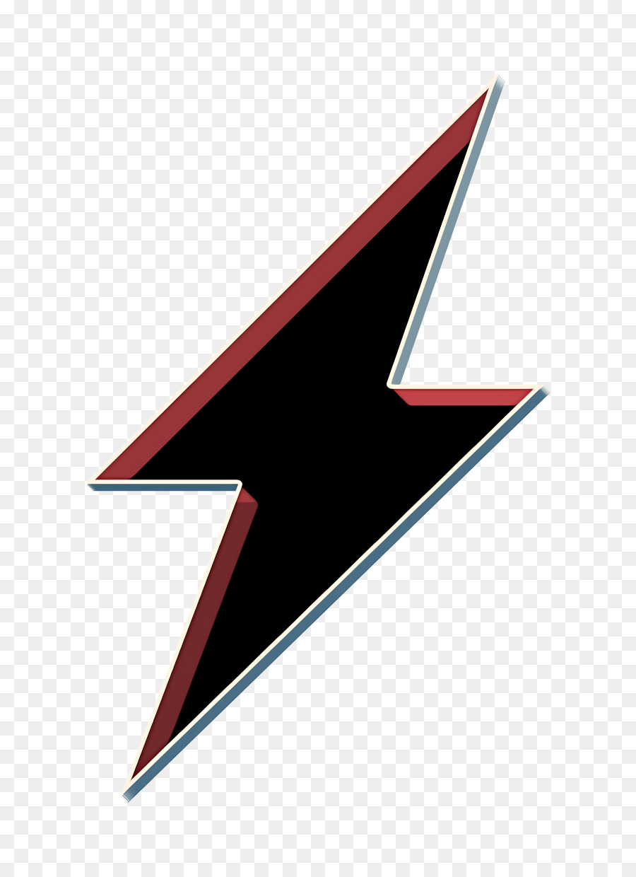 icona delle forme Icona del flash Icona del fulmine - 