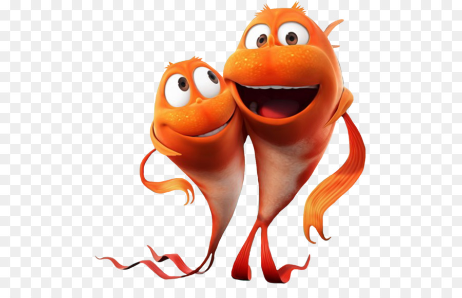 arancione - muppet molto allegro del fumetto png