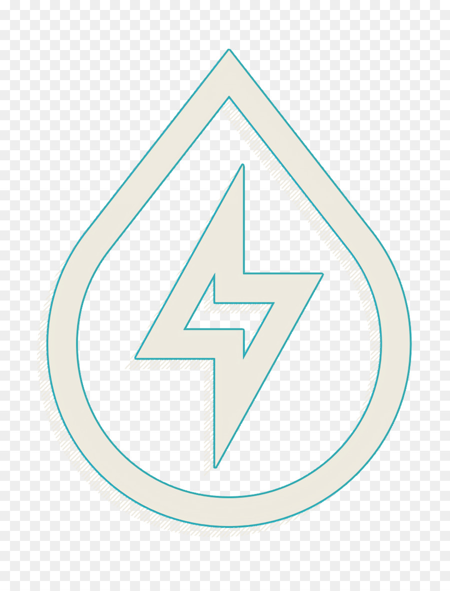 Wasser-Symbol Symbol für nachhaltige Energie - 